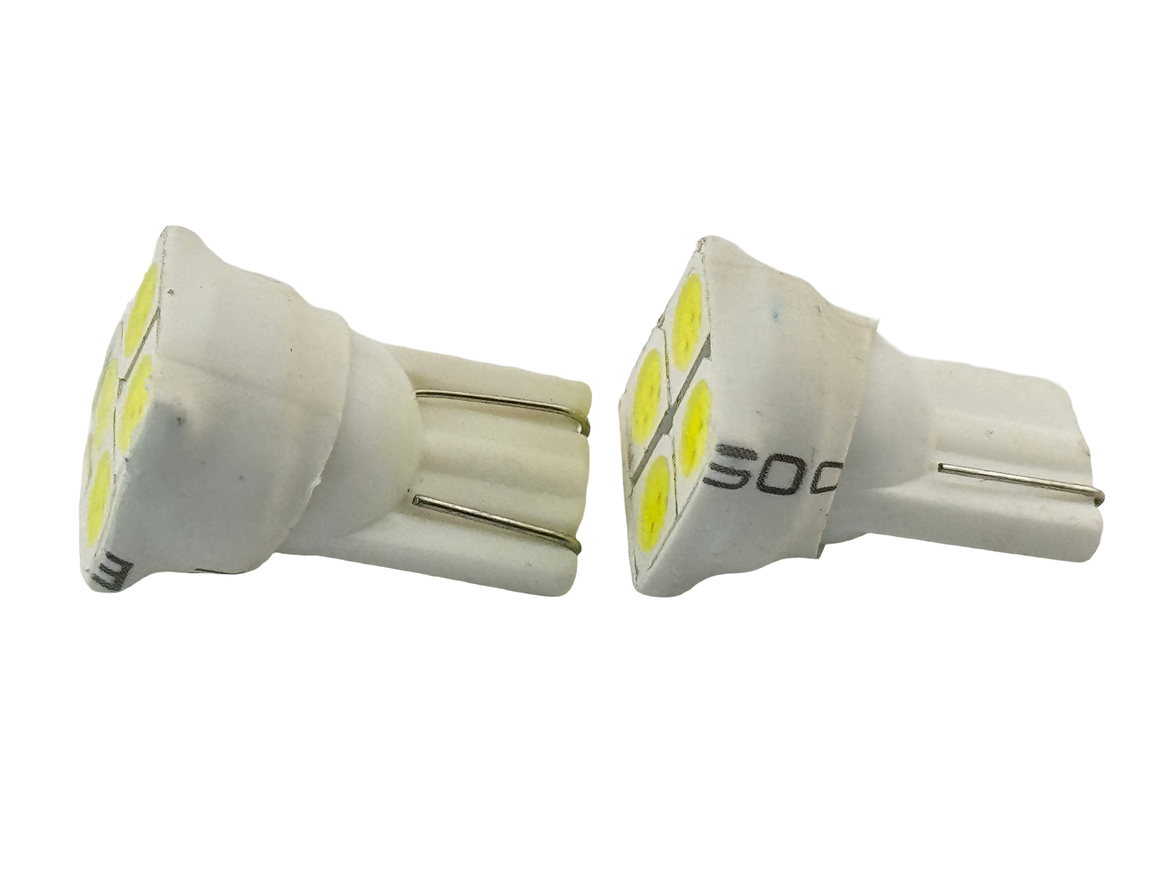 Rebaydo 2pcs Dimmable T10 Wedge LED Light 12VDC 