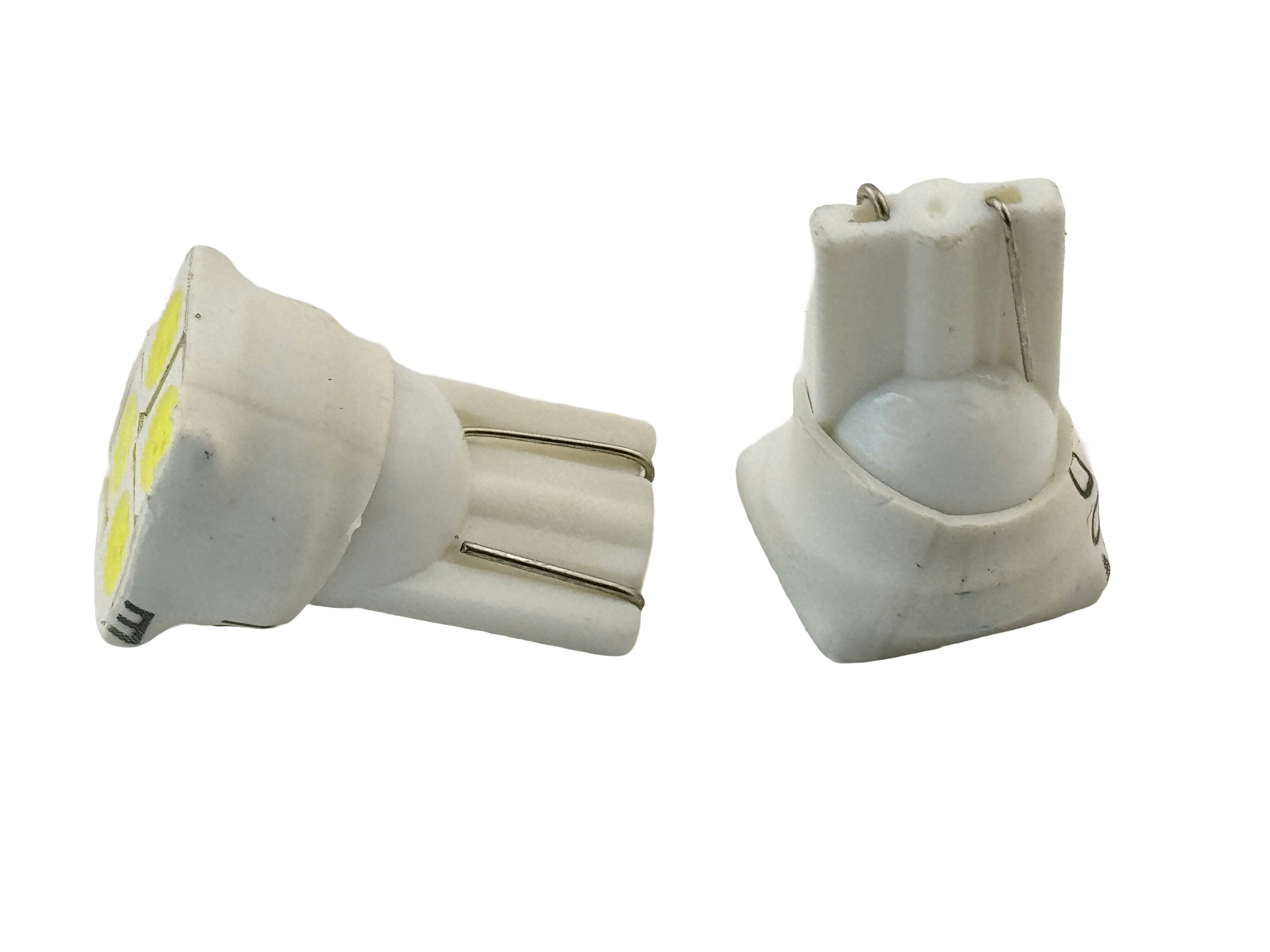 Rebaydo 2pcs Dimmable T10 Wedge LED Light 12VDC 