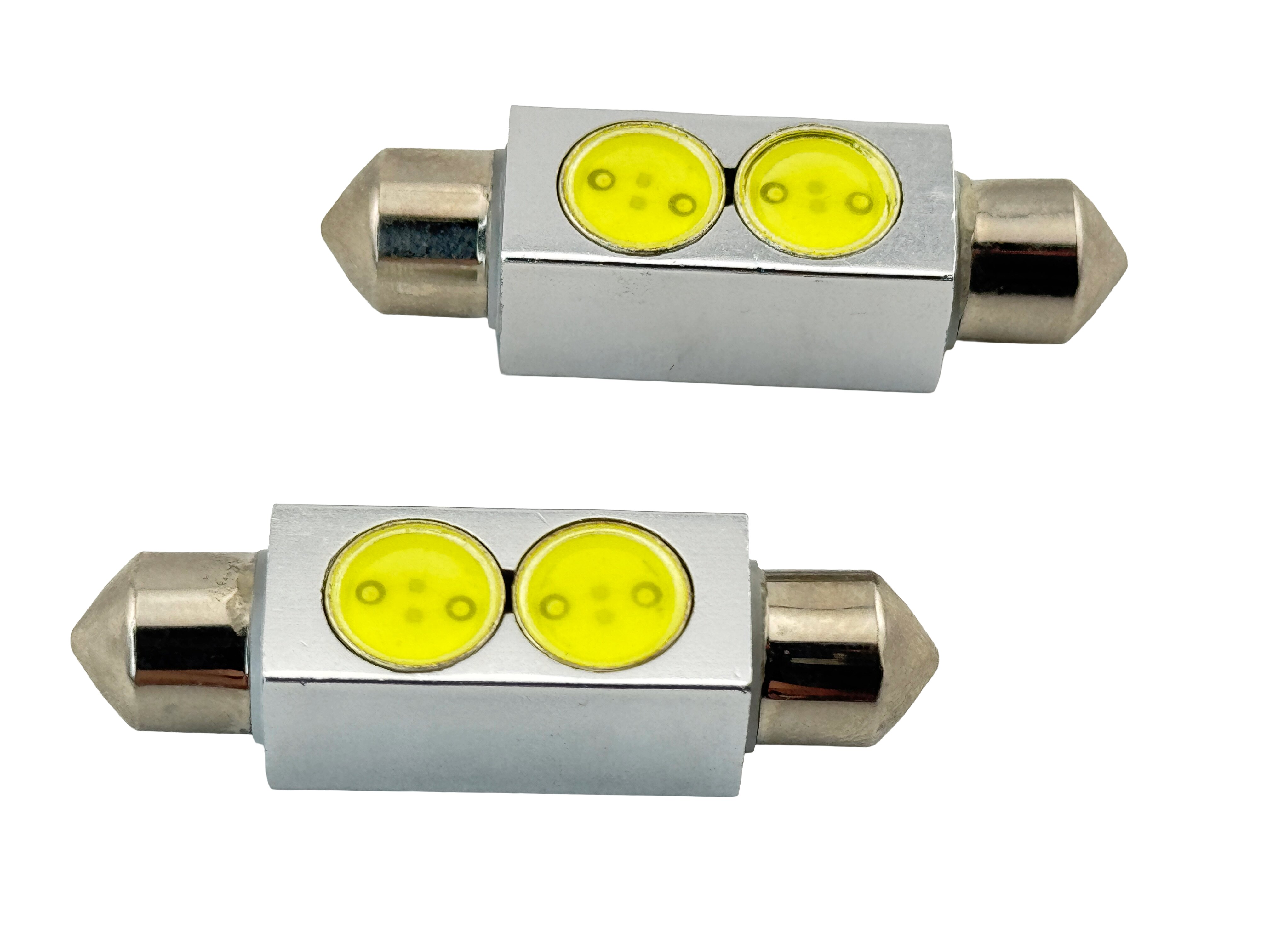 Festoon Two 1 Watt LED Light Bulb 1 and 3/4 Inches or 41 millimeter 34235