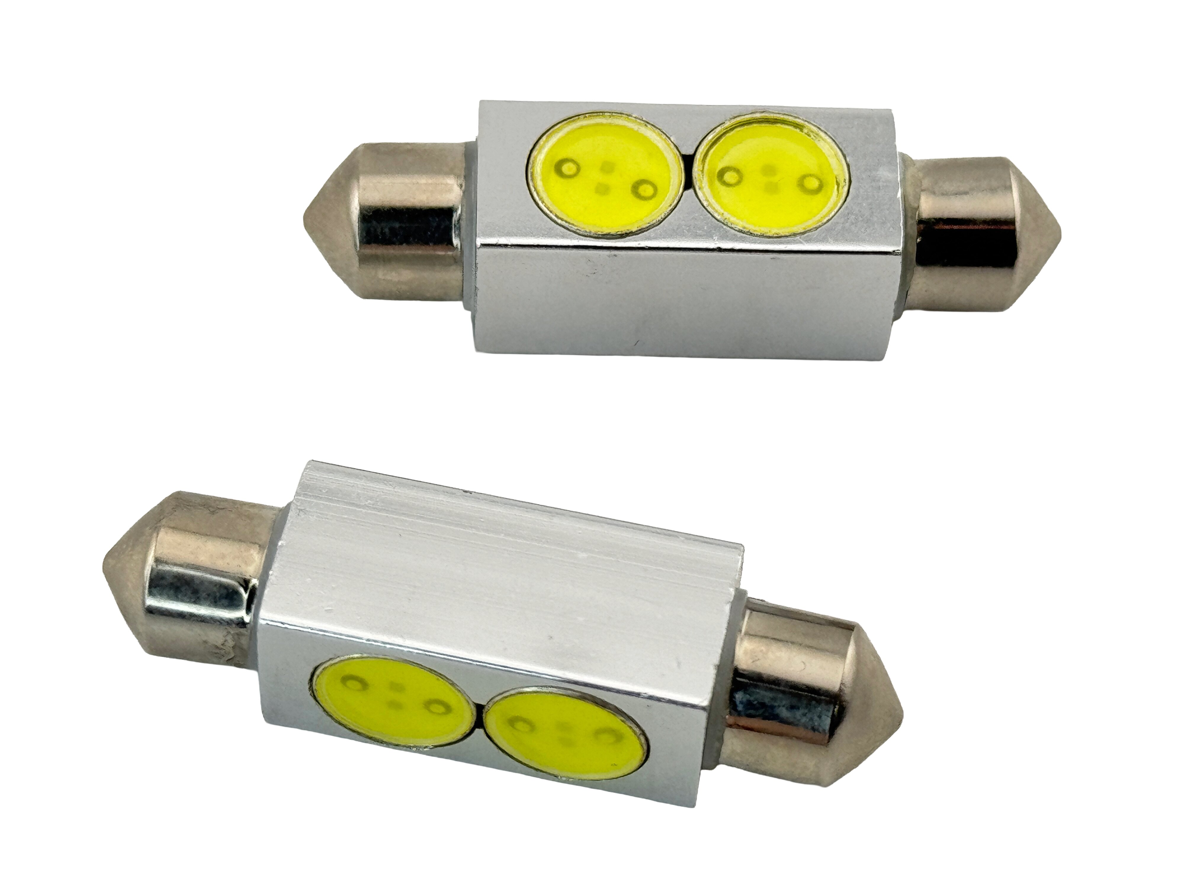 Festoon Two 1 Watt LED Light Bulb 1 and 3/4 Inches or 41 millimeter 34235