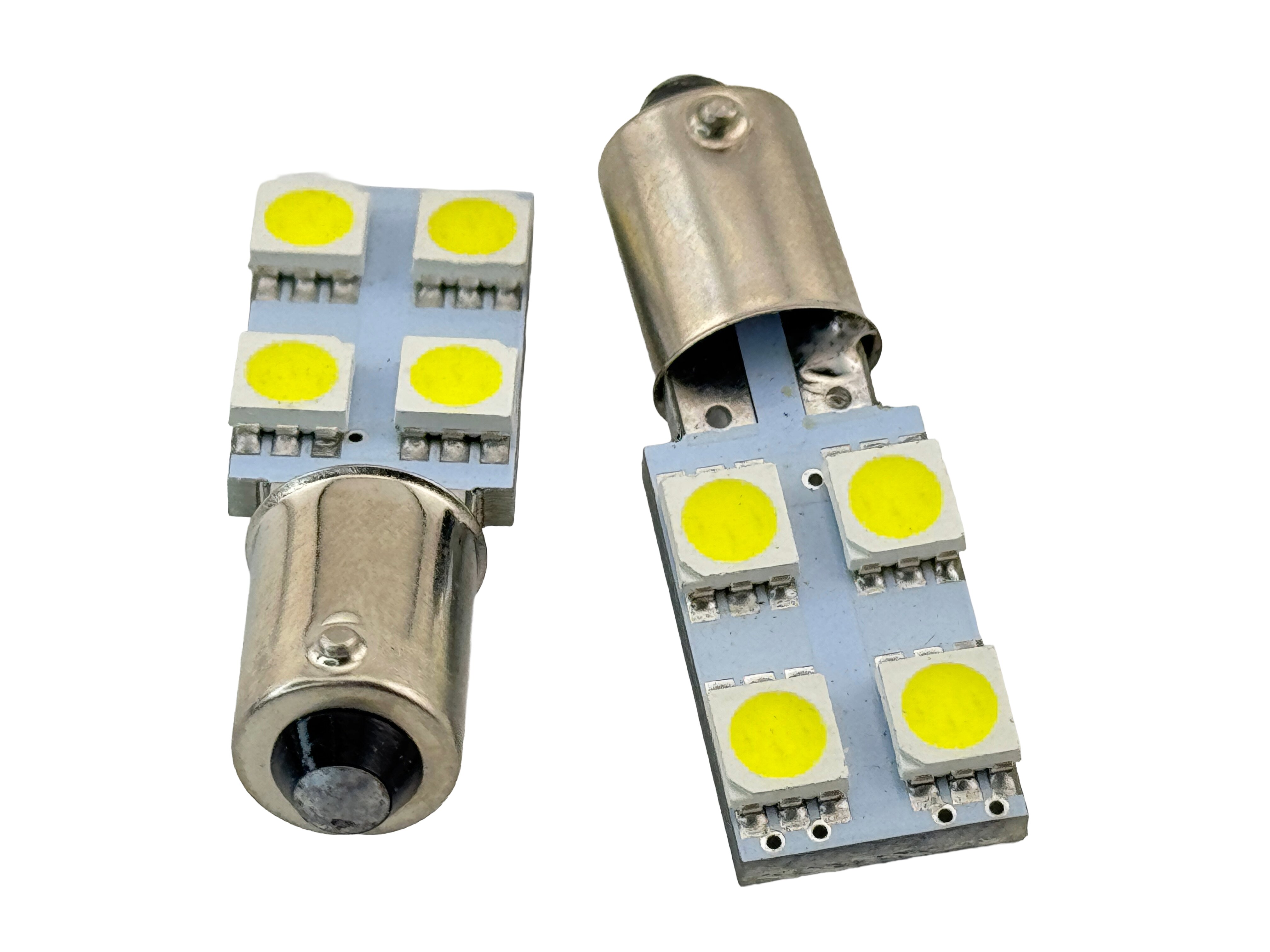 Rebaydo 2pcs 90 Degree BA9S LED Bulb 12VDC Dimmable