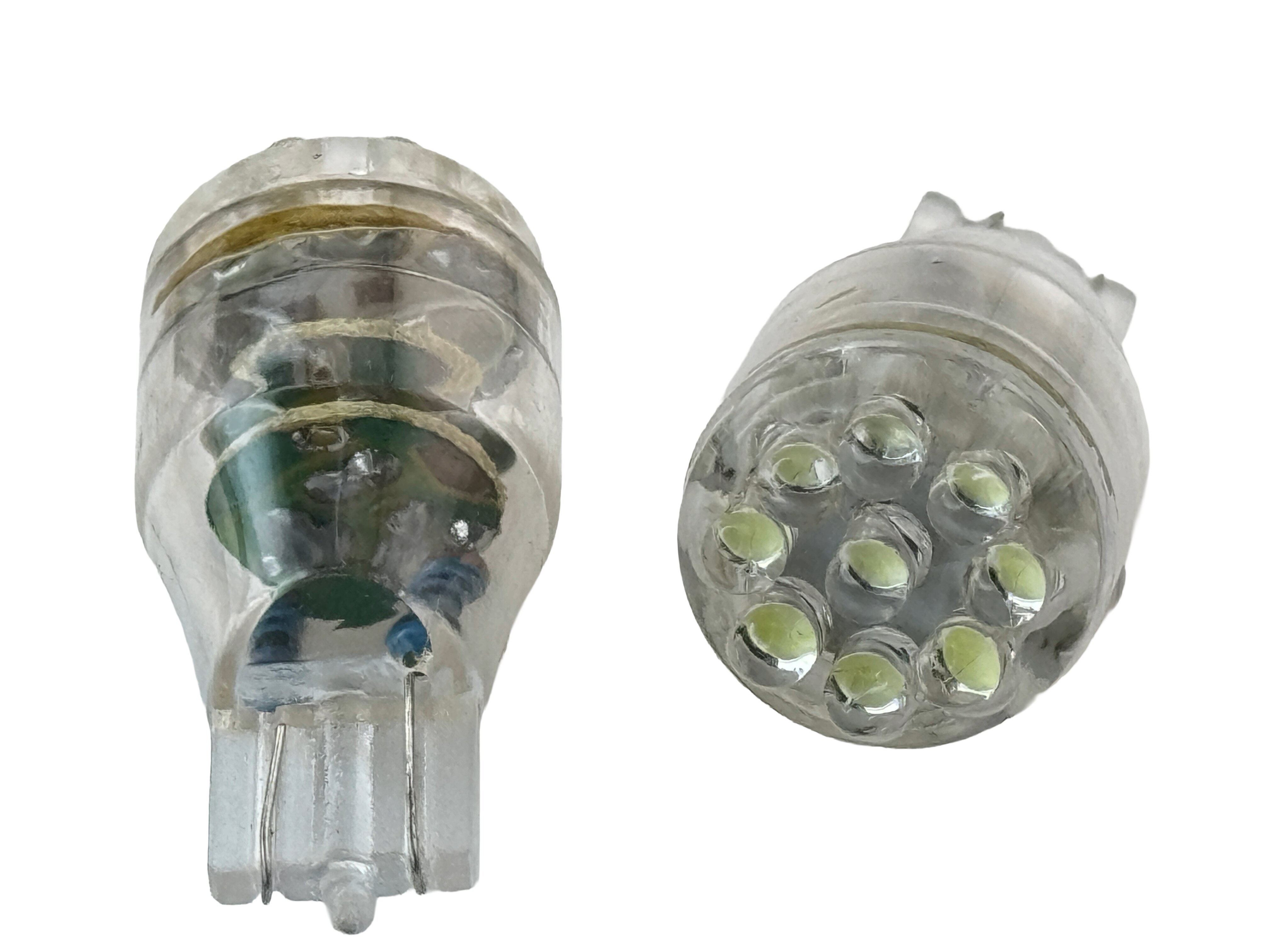 Rebaydo 2pcs Dimmable T15 Wedge LED Bulb 12VDC