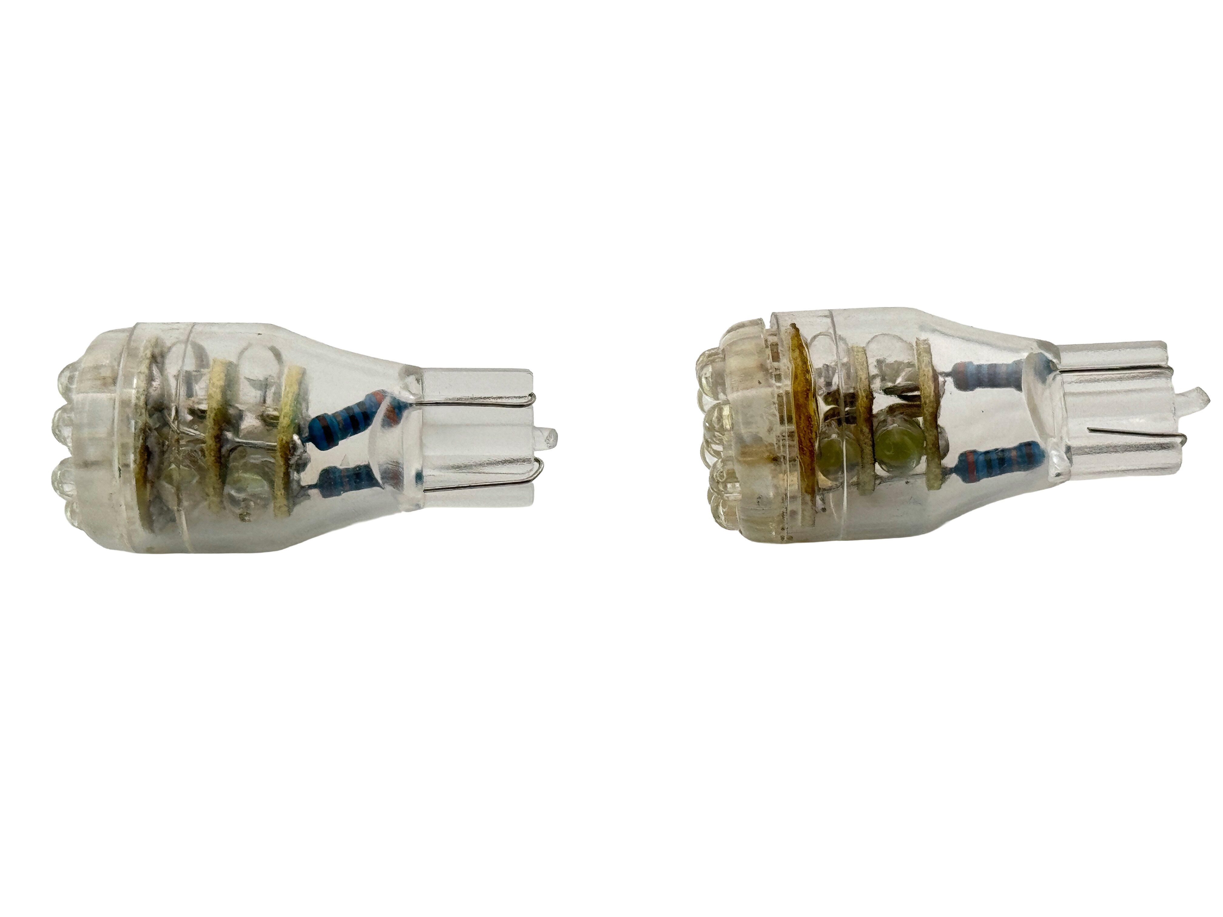 Rebaydo 2pcs Dimmable T15 Wedge LED Bulb 12VDC