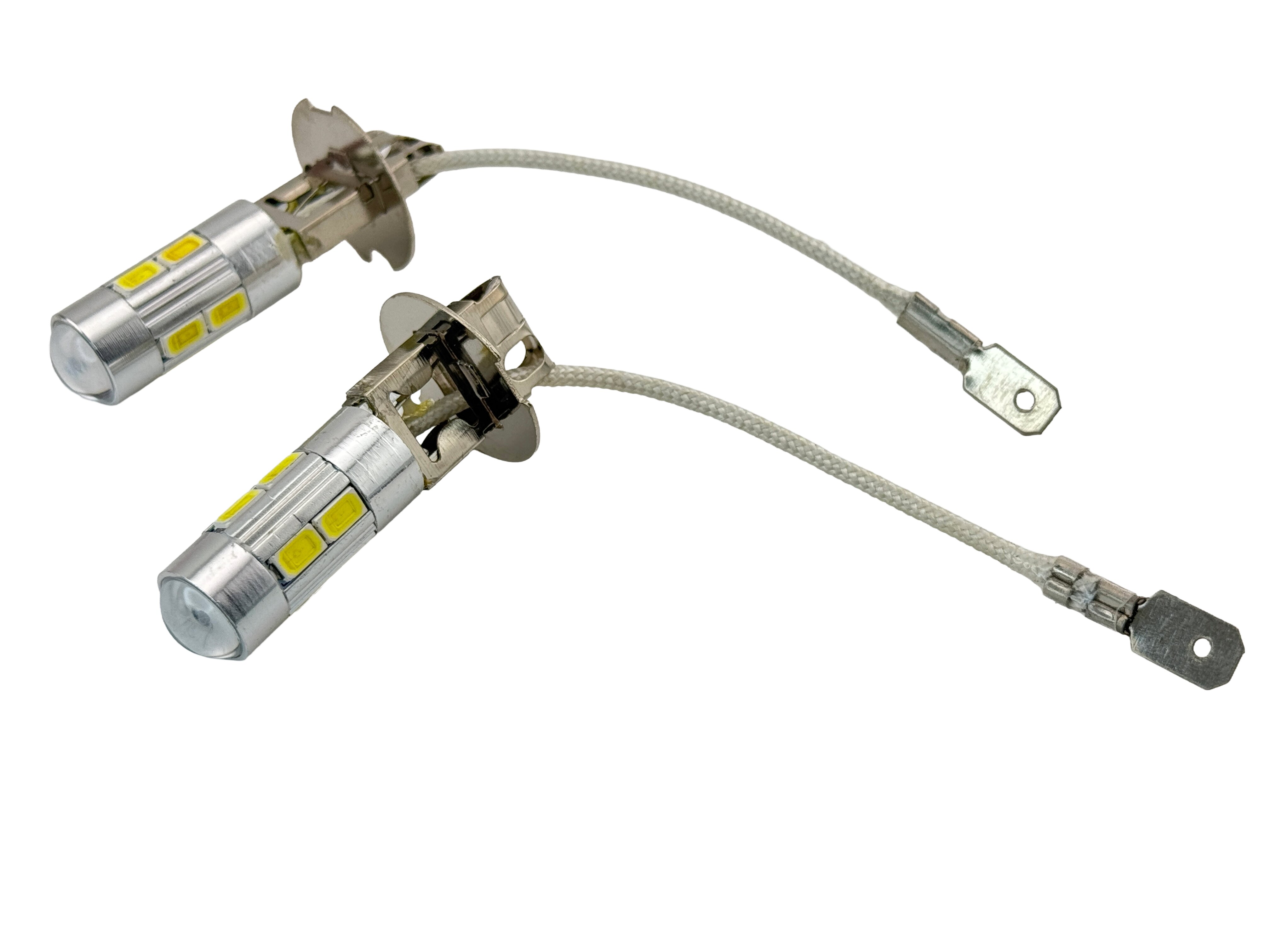 Rebaydo 2pcs H3 LED Driving/Fog Light 12-24V AC/DC