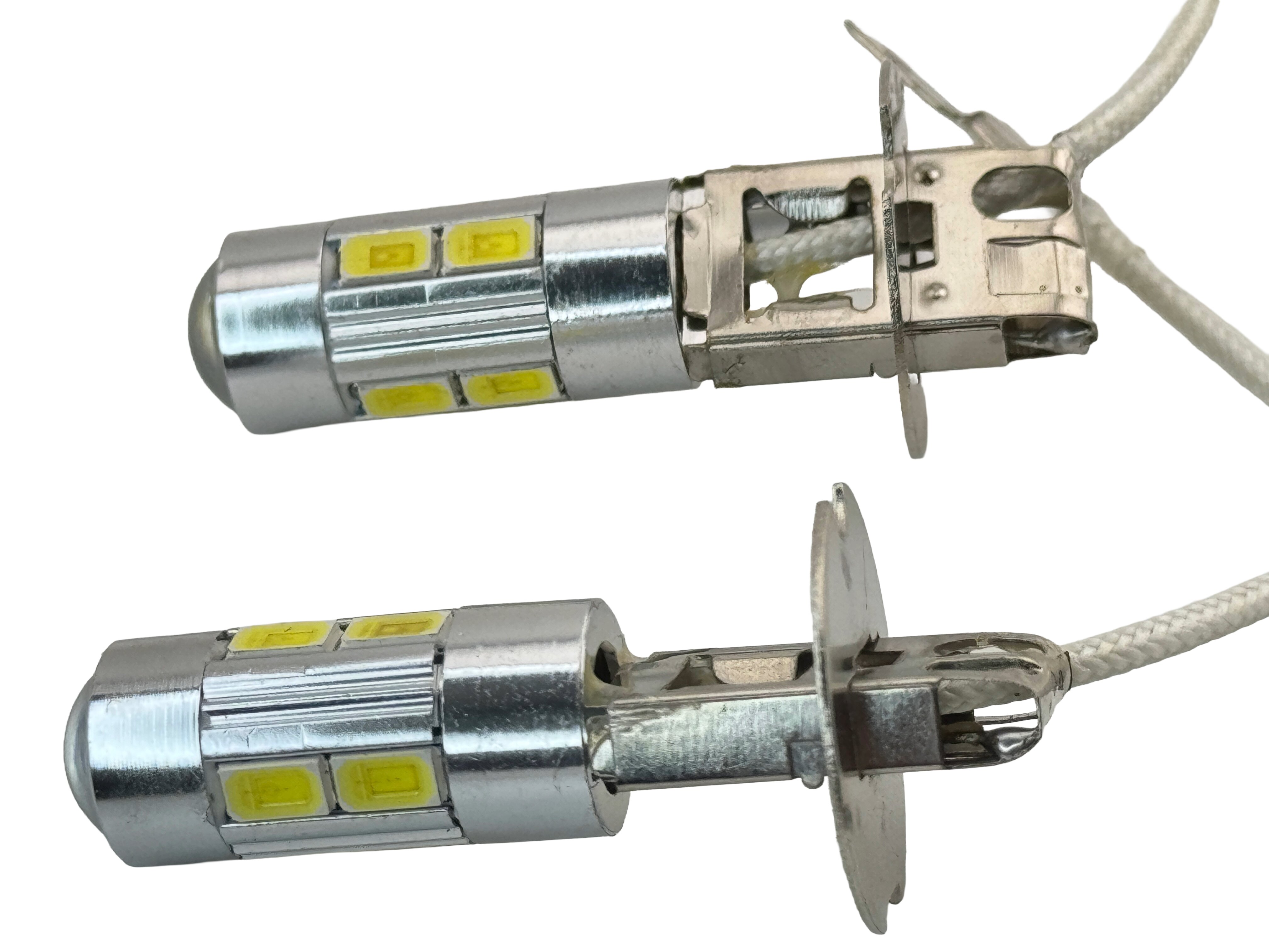 Rebaydo 2pcs H3 LED Driving/Fog Light 12-24V AC/DC