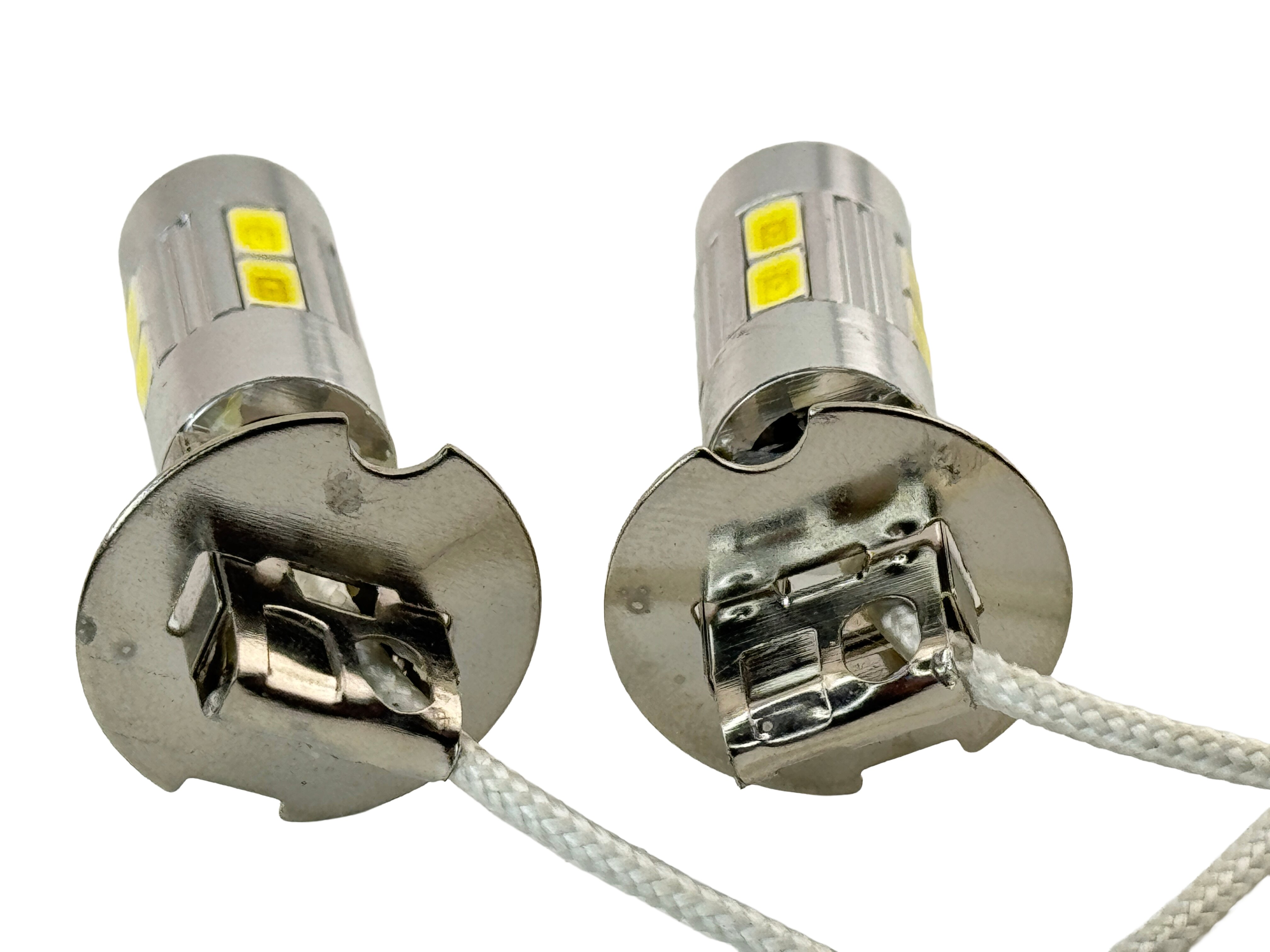Rebaydo 2pcs H3 LED Driving/Fog Light 12-24V AC/DC