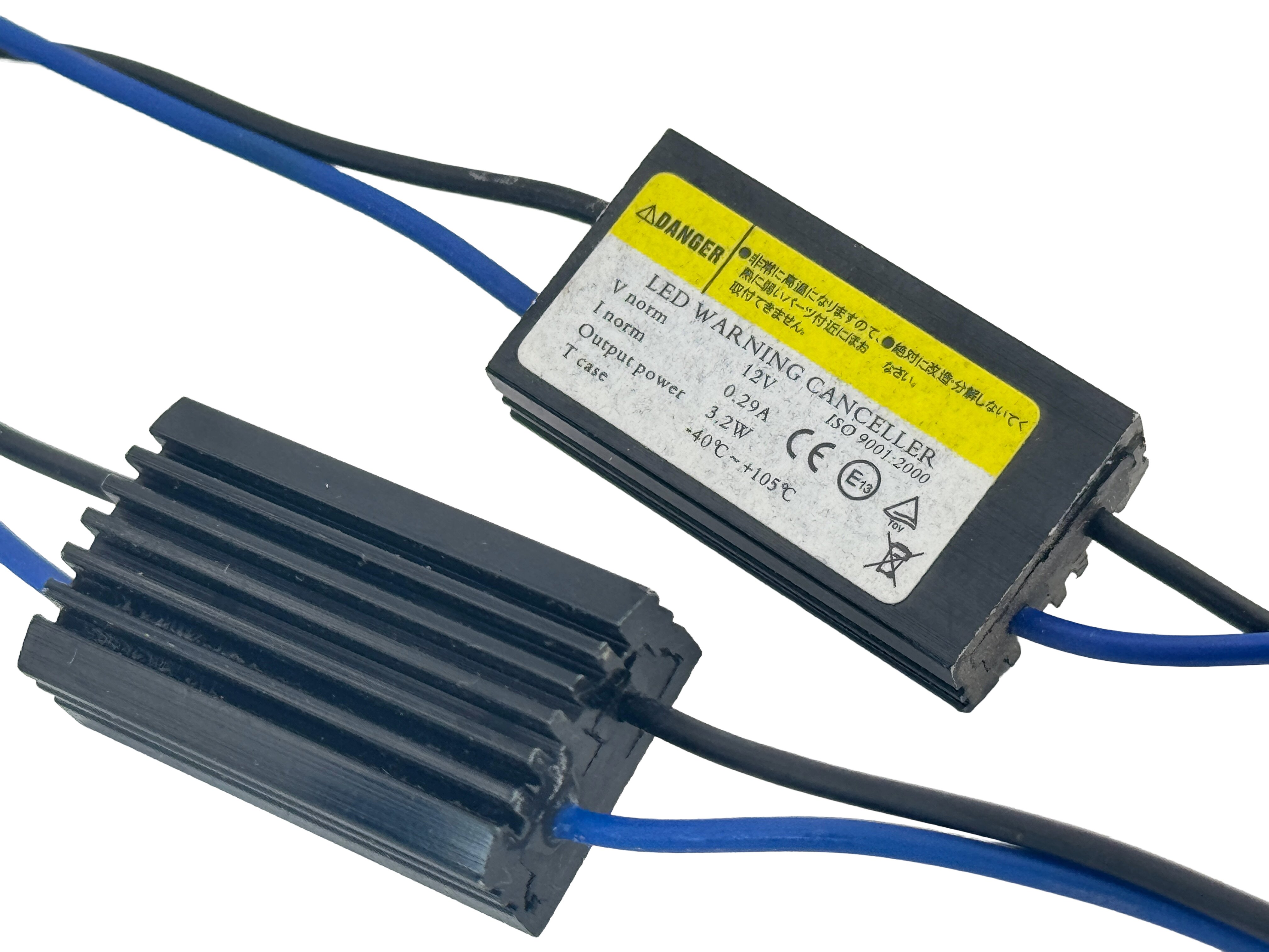 LED CanBus BA9S Male To T10 Wedge Female Decoder 12 VDC product 57847