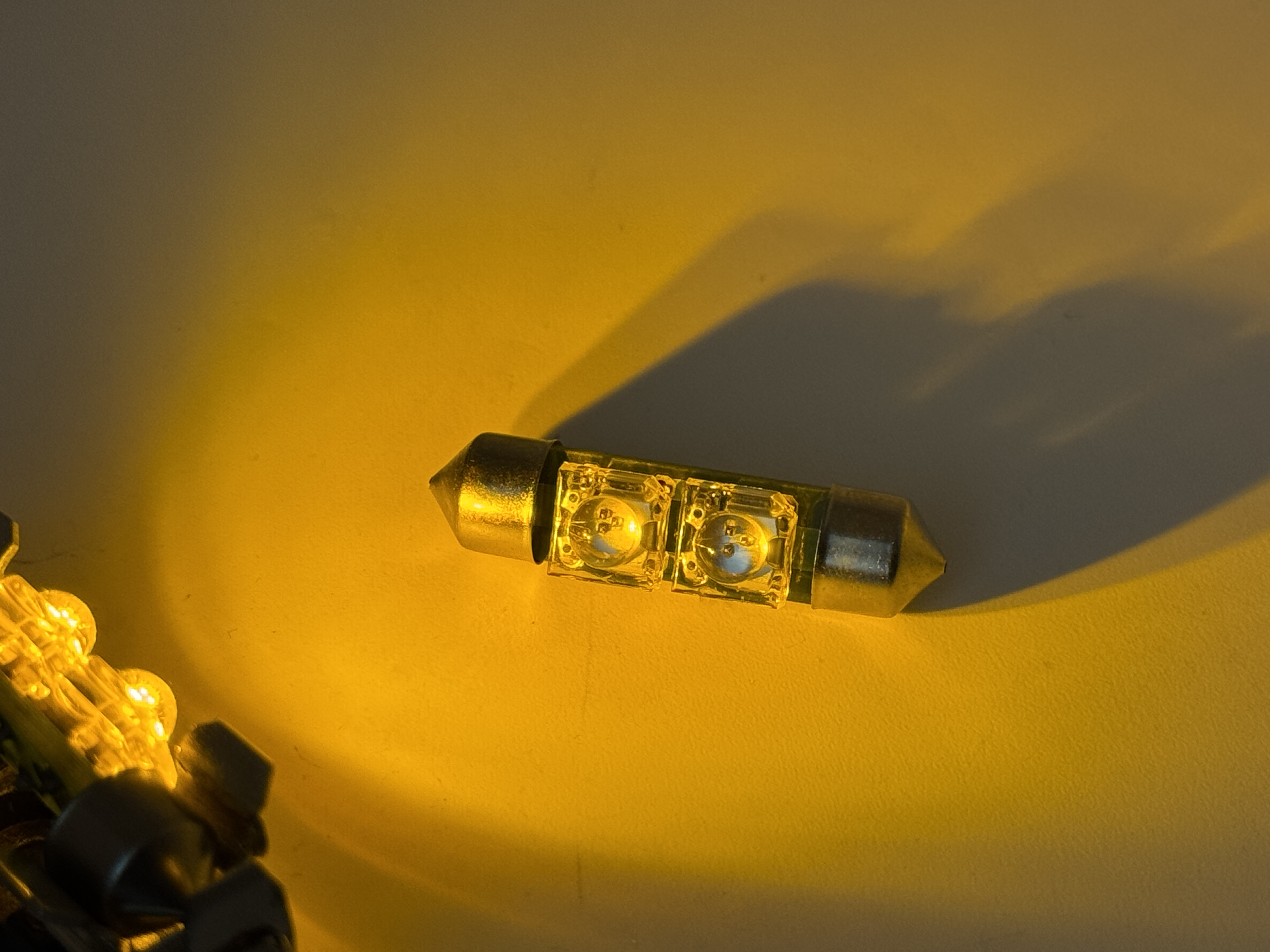 Festoon Super Flux 2 LED Light 12VDC 1 1/2 Inches / 36 mm product 74237