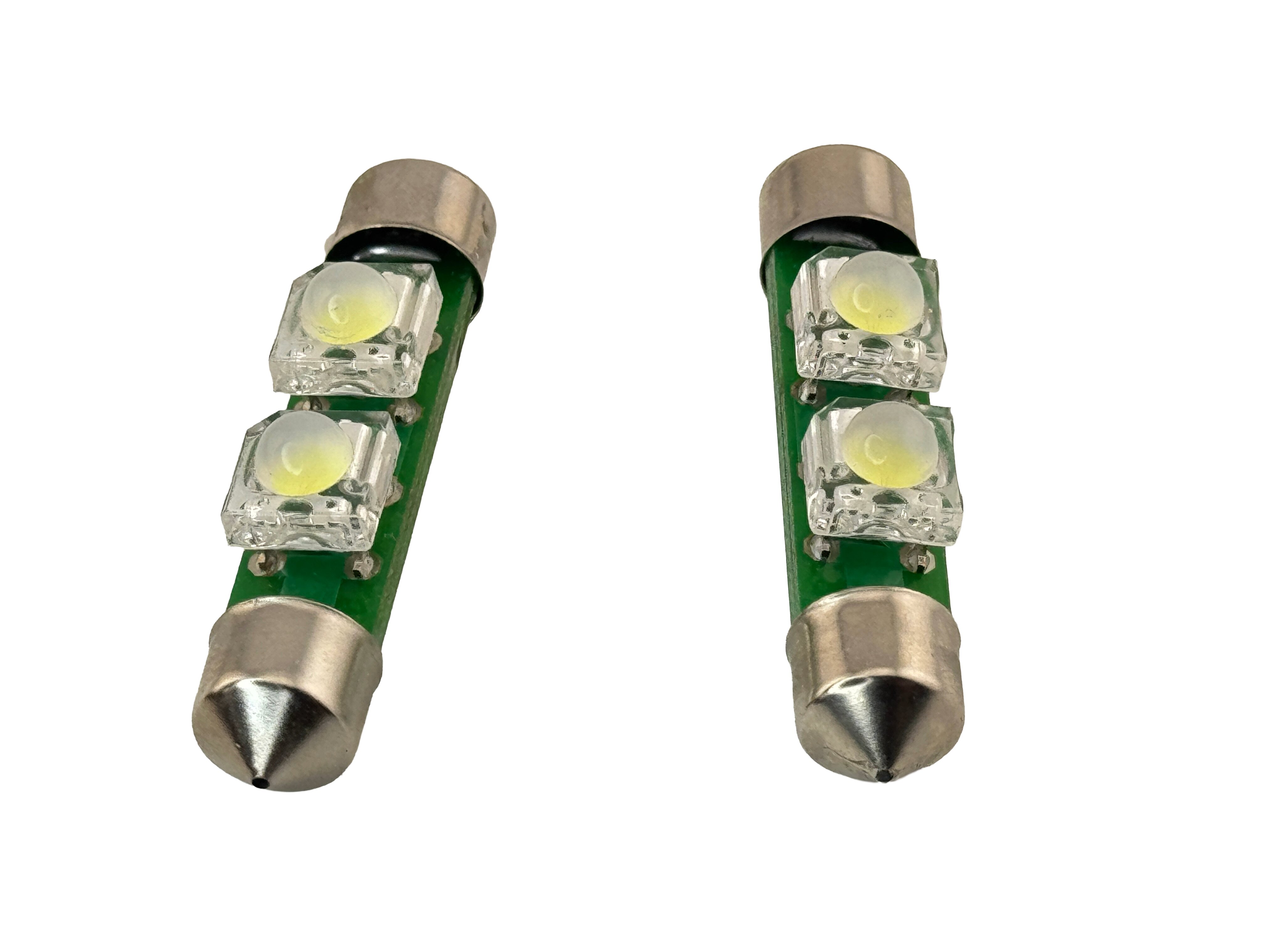 Festoon Super Flux 2 LED Light 1 3/4" 42mm 12 VDC Dim-able product 56329