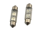 Rebaydo 2pcs Dual Super Flux LED Festoon 12VDC 1-1/2