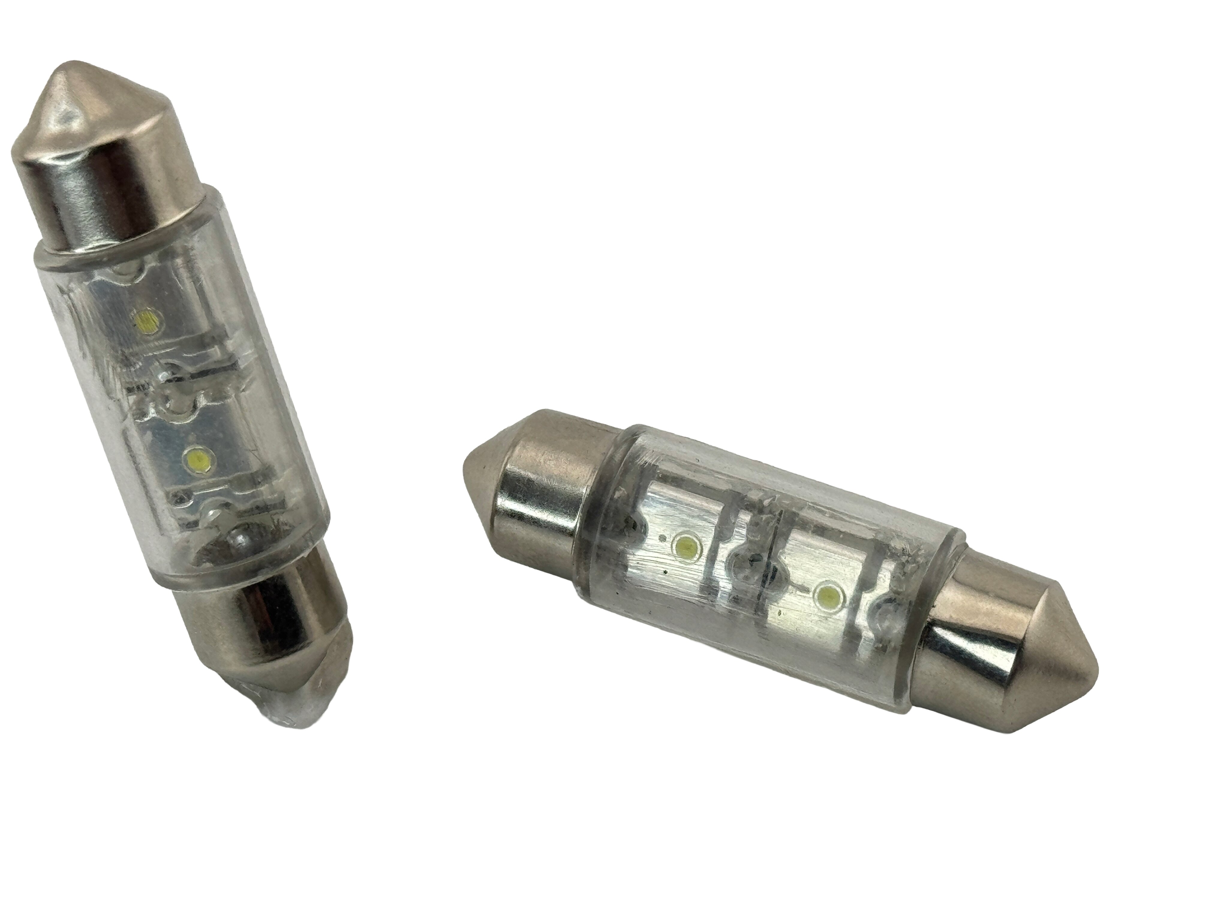 Festoon Super Flux 2 LED Light 12VDC 1 1/2 Inches / 36 mm product 74237