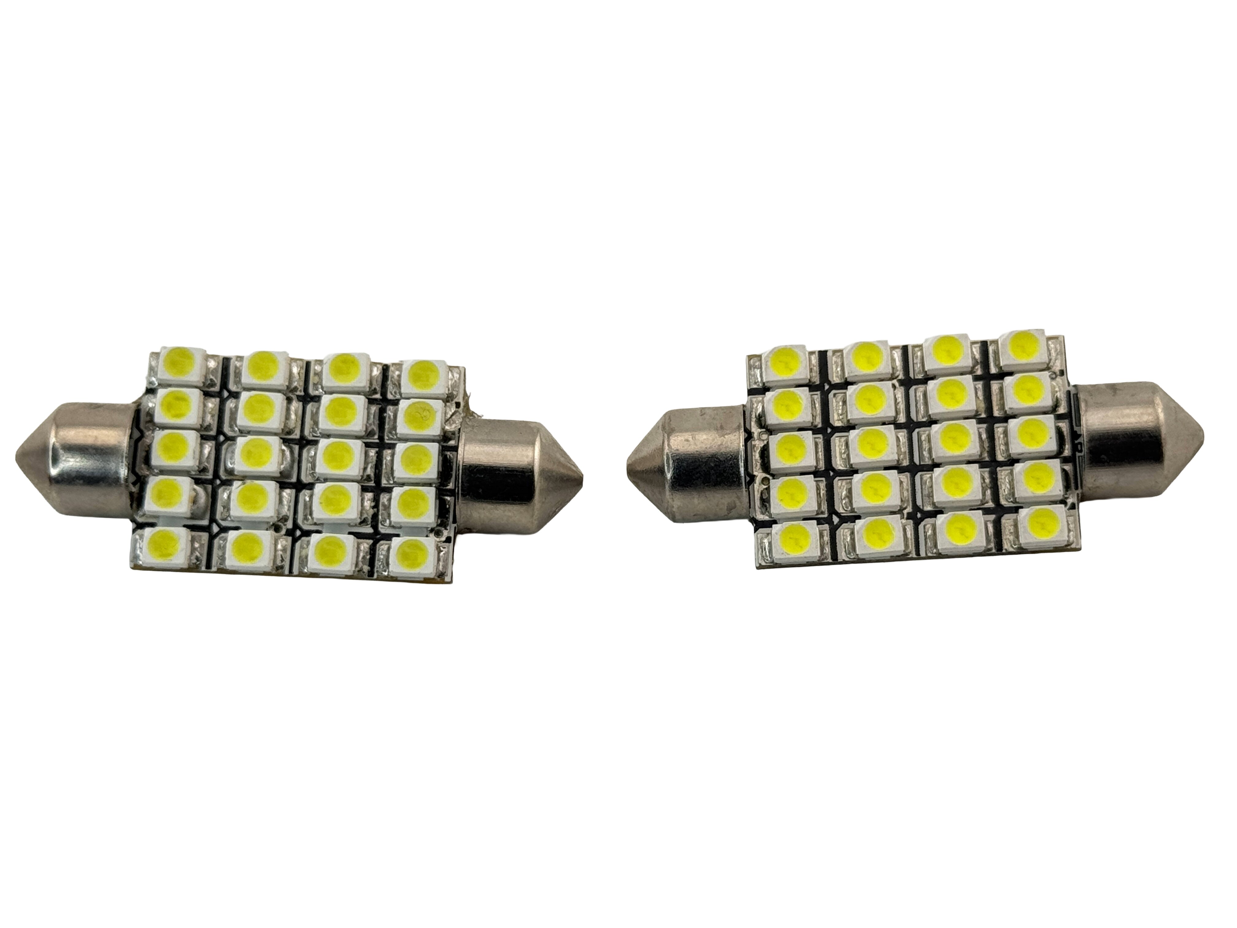 Rebaydo 2pcs Ultra Bright LED Festoon Bulb 1-3/4" or 42mm
