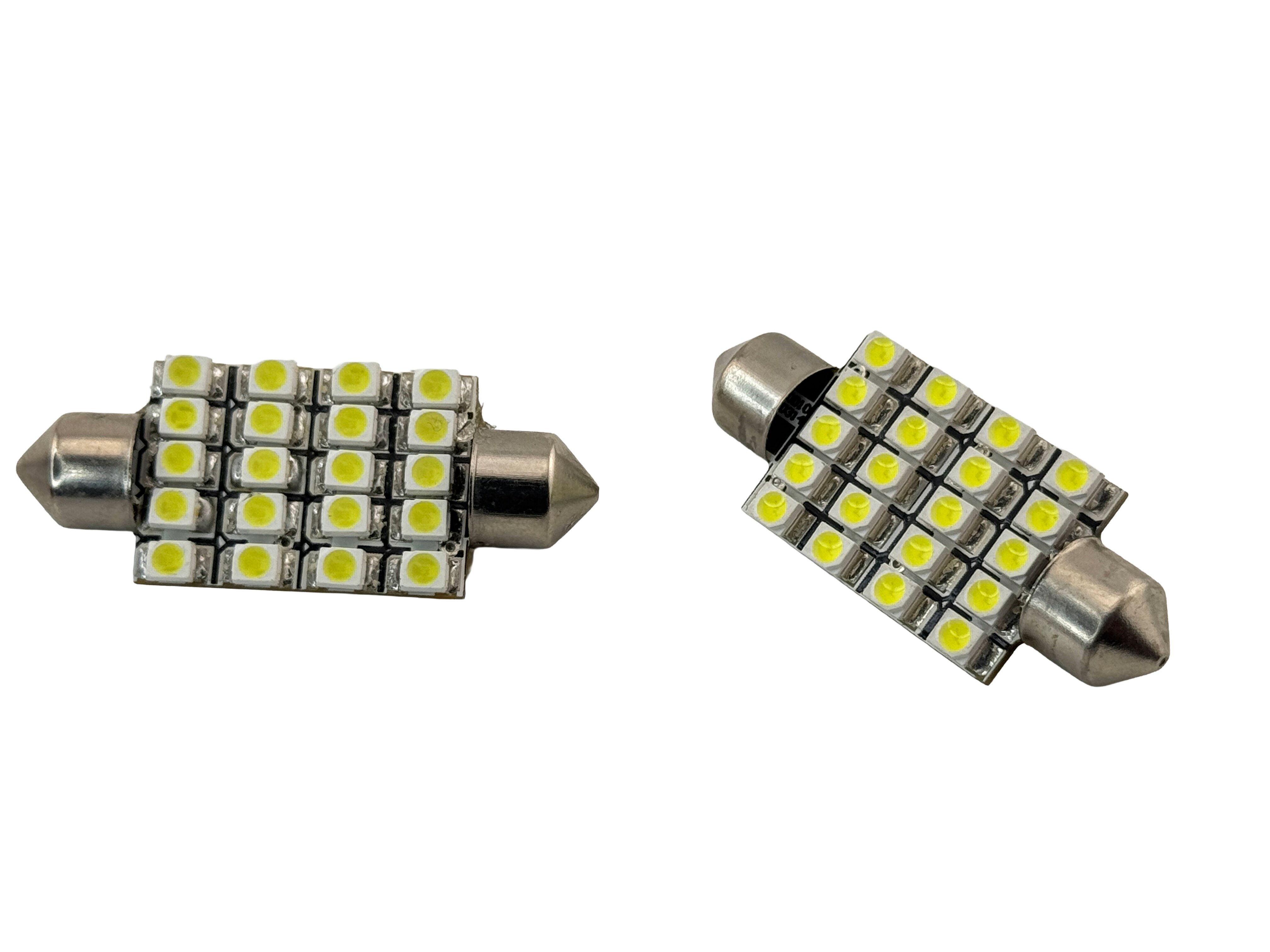 Rebaydo 2pcs Ultra Bright LED Festoon Bulb 1-3/4" or 42mm