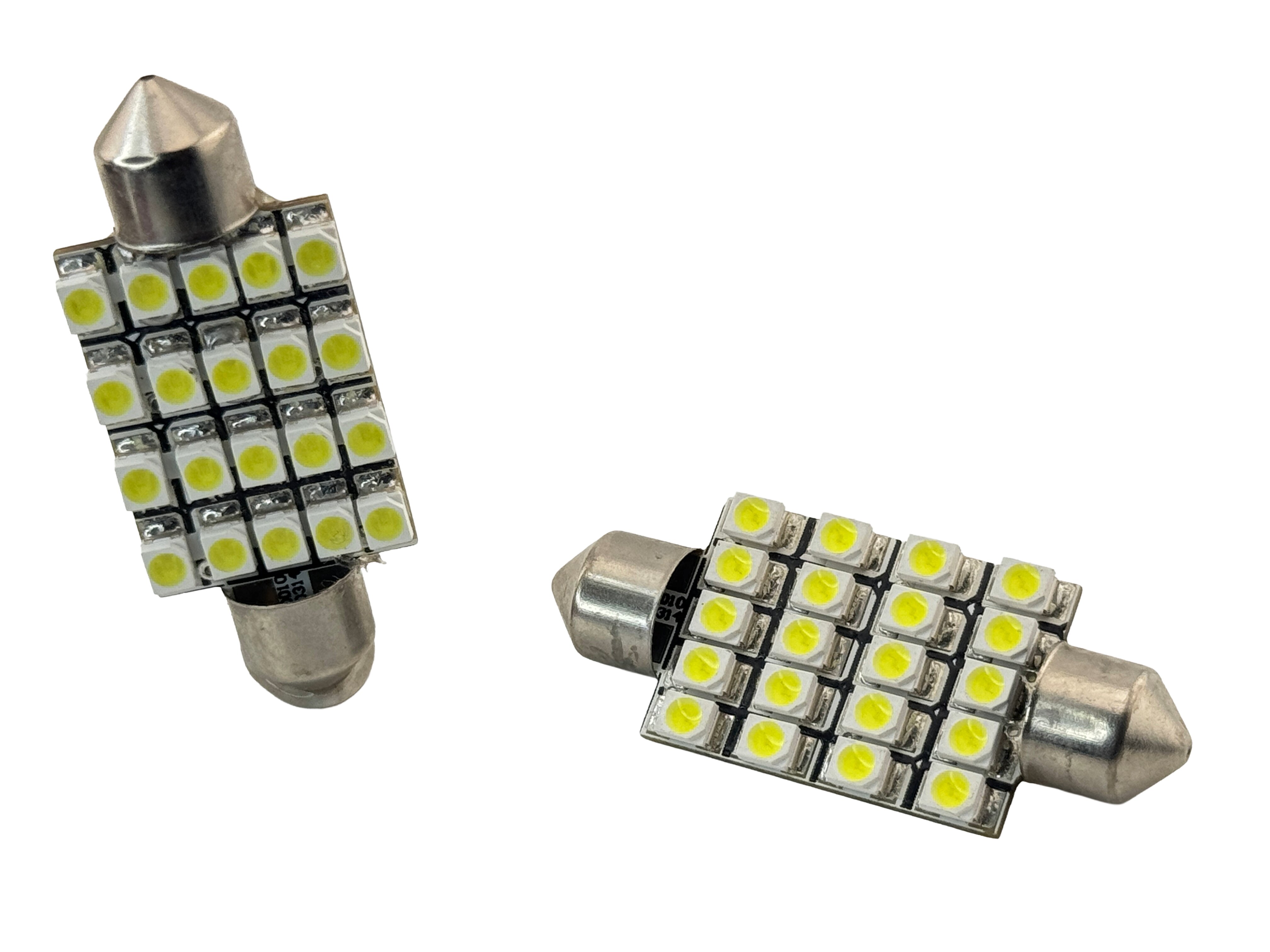 Rebaydo 2pcs Ultra Bright LED Festoon Bulb 1-3/4" or 42mm