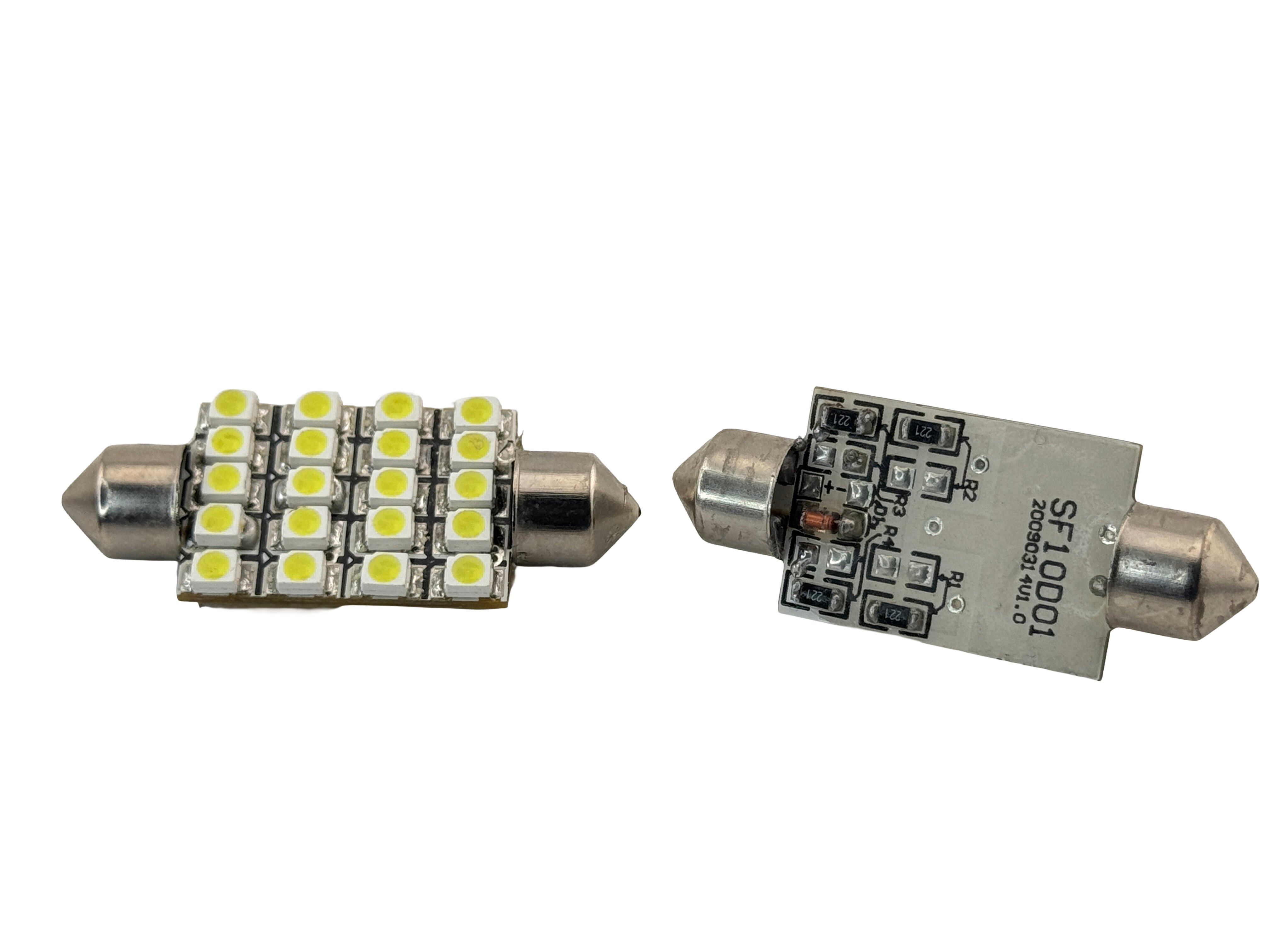 Rebaydo 2pcs Ultra Bright LED Festoon Bulb 1-3/4" or 42mm