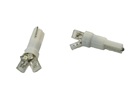 Rebaydo 2pcs 74 Bulb 3 LED Wedge Base T5 12 Volt DC