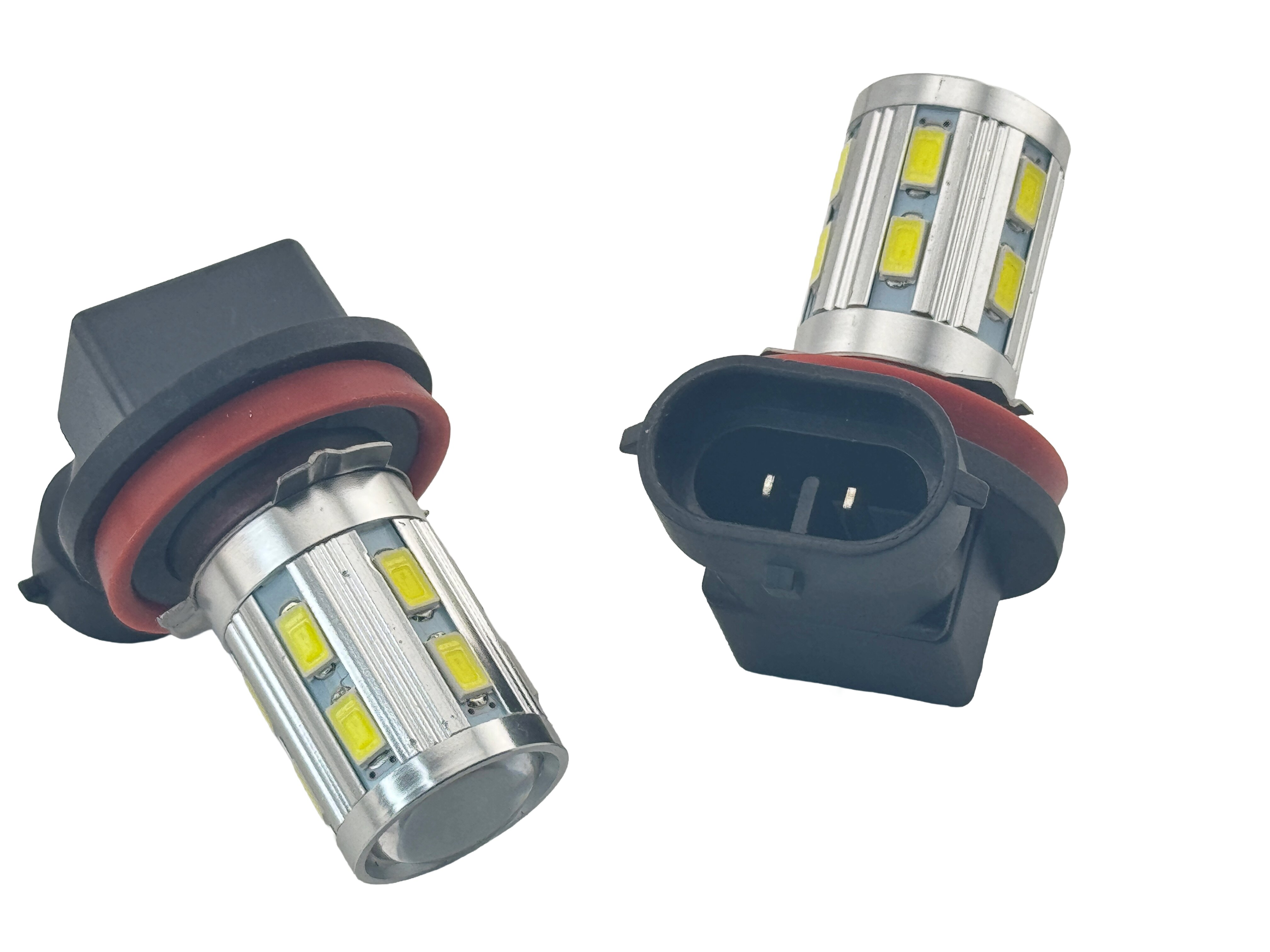 Rebaydo 2pcs 8 Watt LED Fog Bulb 12V AC/DC For H11/H9/H8