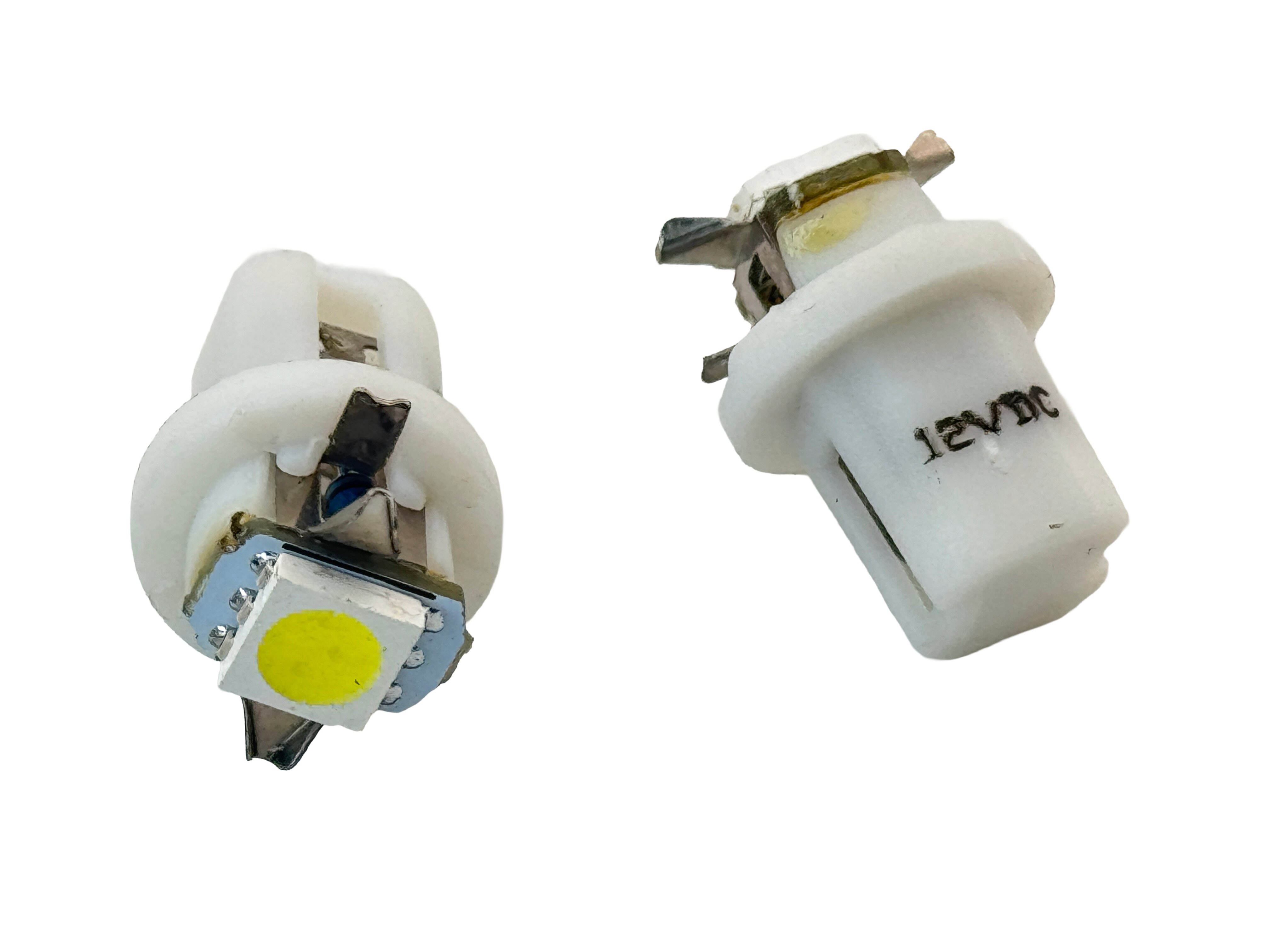 Rebaydo 2pcs B8.5D Led Light 5050SMD 12 VDC