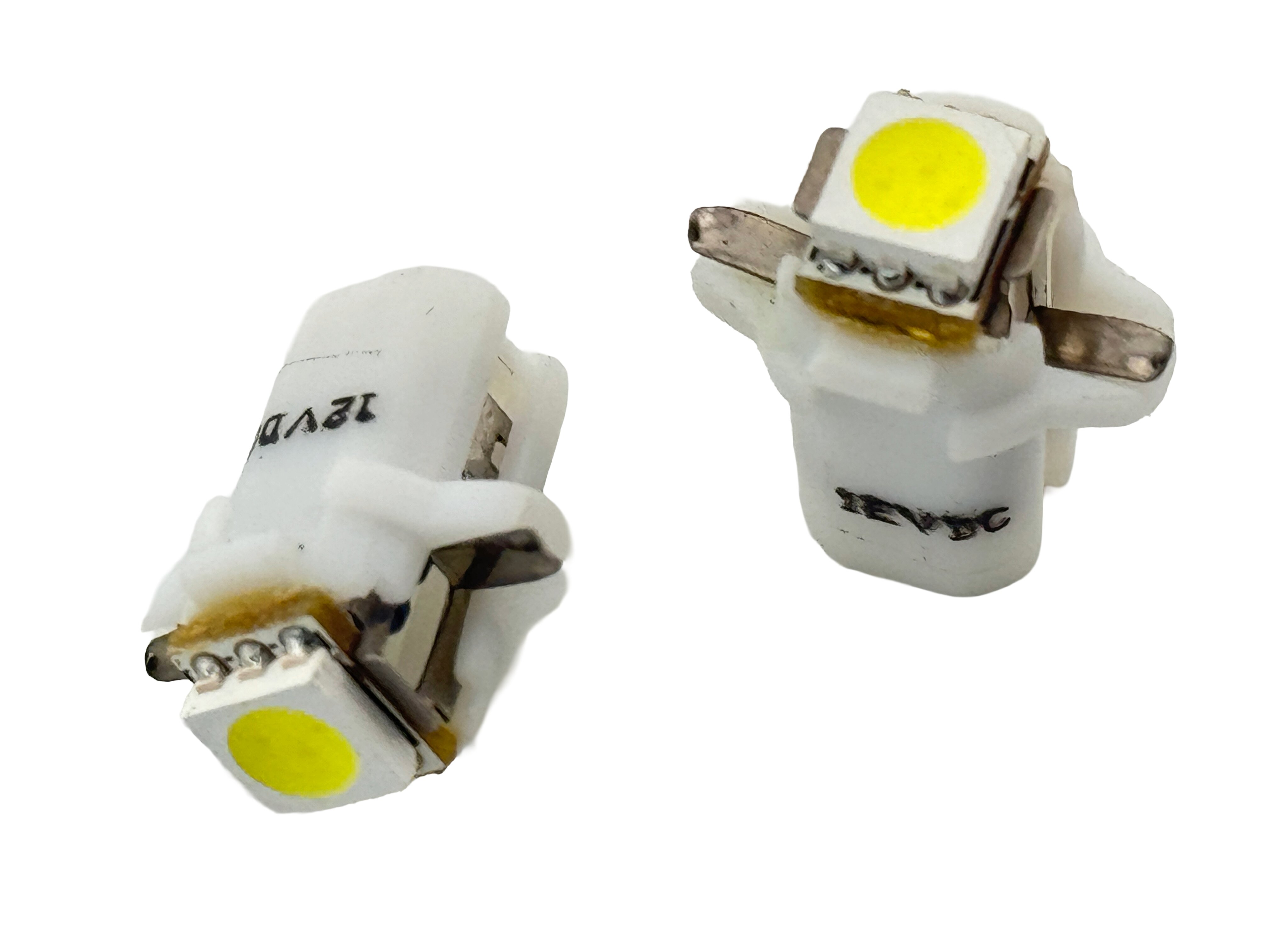 Rebaydo 2pcs B8.3D 5050 (3 Chip) LED Bulb 12V DC