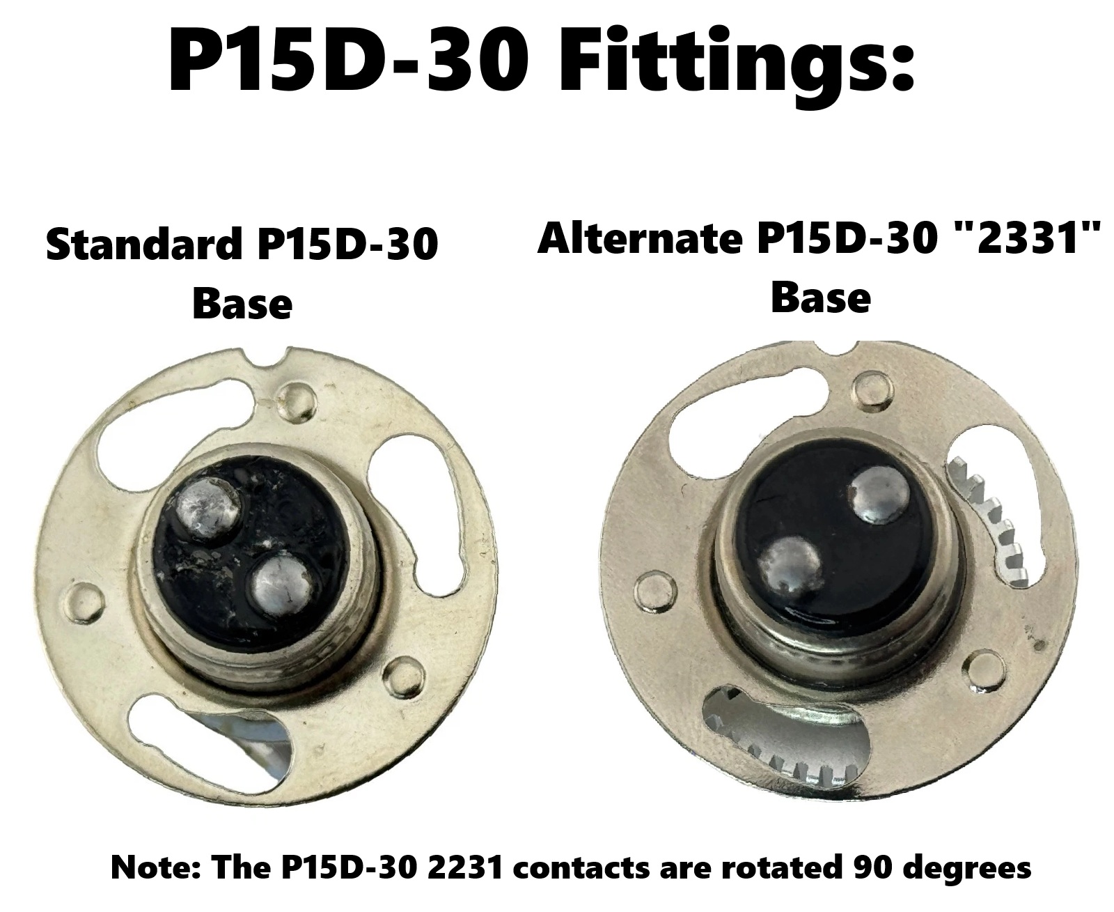 Rebaydo P15D-30 2331 LED Headlight Forward Firing 6 to 30 Volt Dual Filament NCNRNW