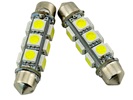 Rebaydo 2pcs Festoon 42 mm 12 SMD 5050 3 Chip 1-3/4 Inches 12 Volt DC