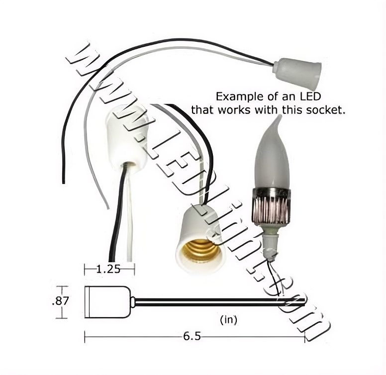 E12 Female Socket product 85674