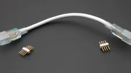 Intermediate RGB Connection Cable for 7.5mm x 15.5mm RGB Flexible Strip